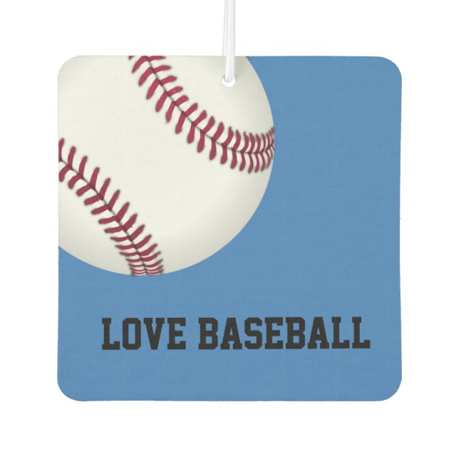 Liebe Baseball Air Freshener Autolufterfrischer (Vorderseite)
