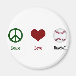 Liebe Baseball Magnet