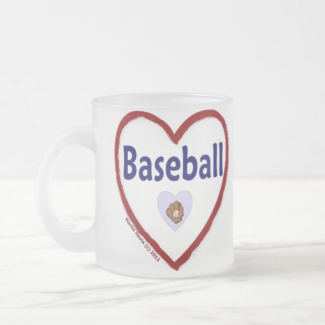 Liebe Baseball Mattglastasse (Links)