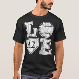 LIEBE Baseball Softball Mama Vintage Not leidende T-Shirt