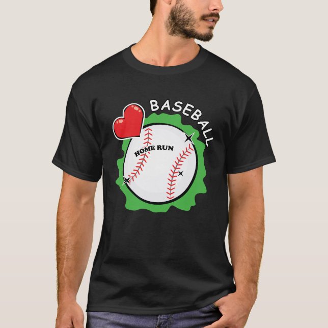 Liebe Baseball T-Shirt (Vorderseite)