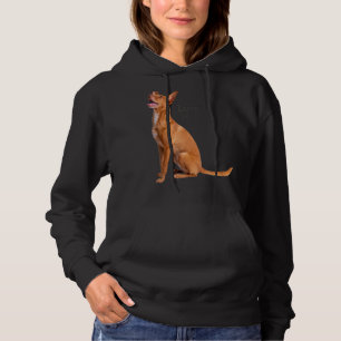 Liebe Basenji Dog Mama Vater Welpe Niedlichen Haus Hoodie