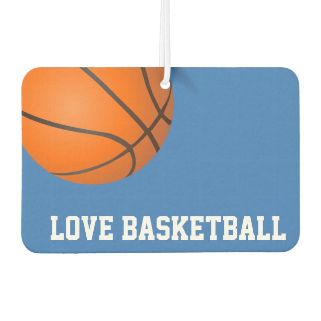Liebe Basketball Air Freshener Autolufterfrischer (Vorderseite)