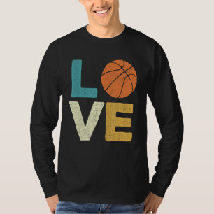 Liebe Basketball Basketball Trainerspitze Ball Sho T-Shirt
