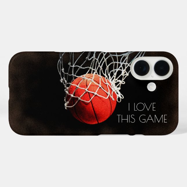 Liebe Basketball Case-Mate iPhone Hülle (Rückseite (Horizontal))
