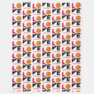Liebe Basketball Fleecedecke