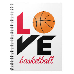 Liebe Basketball Notizblock