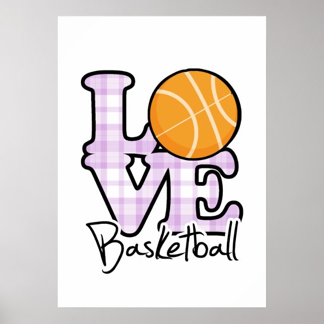 Liebe Basketball Poster (Vorne)