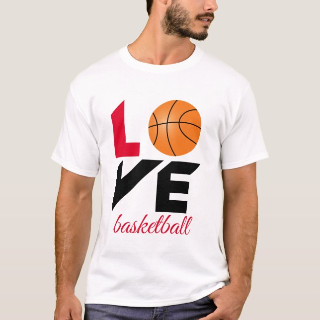 Liebe Basketball T-Shirt (Vorderseite)
