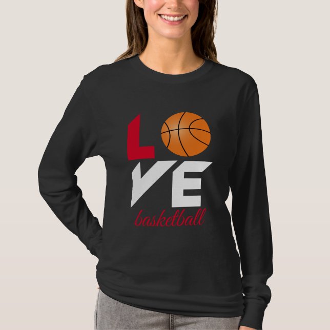 Liebe Basketball T-Shirt (Vorderseite)