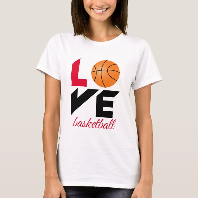 Liebe Basketball T-Shirt (Vorderseite)