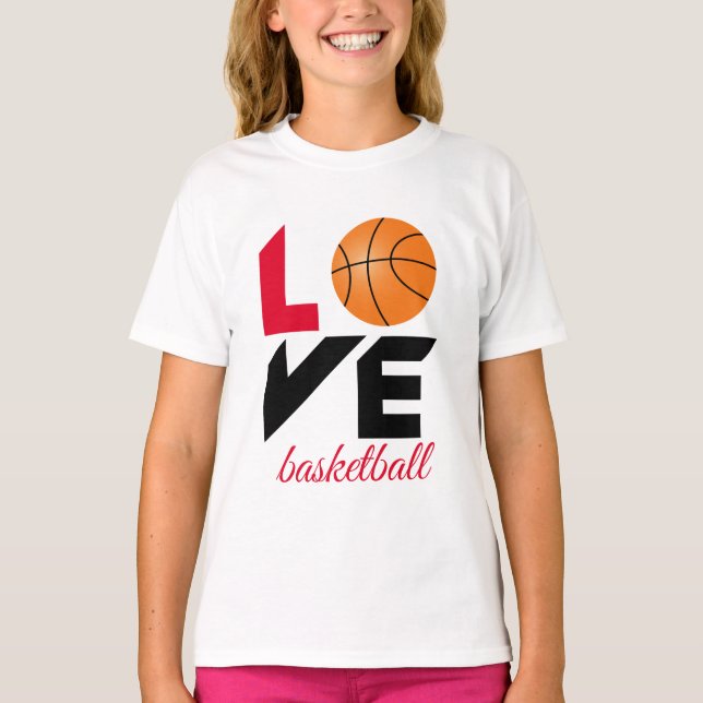 Liebe Basketball T-Shirt (Vorderseite)