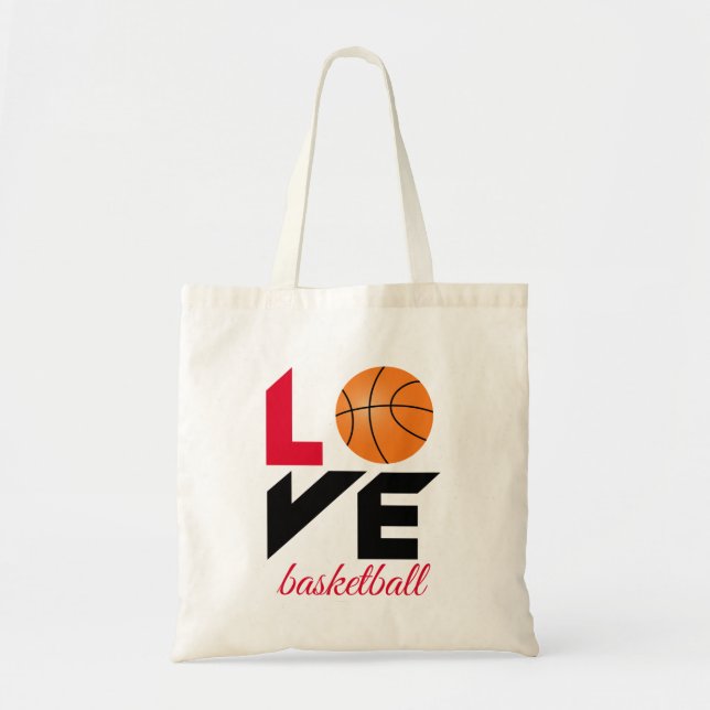 Liebe Basketball Tragetasche (Vorne)