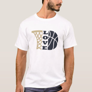 Liebe Basketballkorb T-Shirt