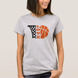 Liebe Basketballkorb T-Shirt