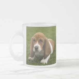 Liebe Basset Hound Welpe Frostglas Tasse
