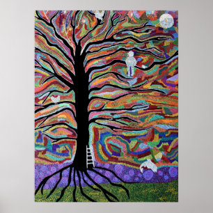 Liebe, Baum Poster