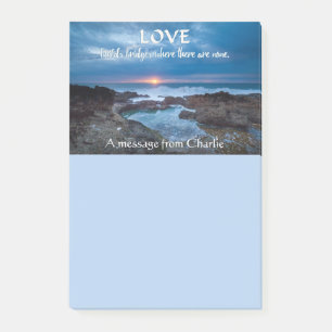 Liebe baut Bridges benutzerdefinierte Post-It-Noti Post-it Klebezettel