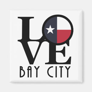 LIEBE Bay City Texas Magnet