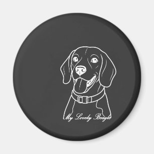 Liebe Beagle Magnet