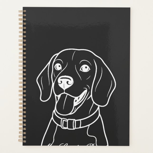 Liebe Beagle Planer (Vorderseite)