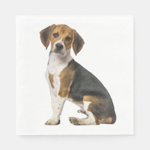 Liebe Beagle Welpen Hunde Hochzeitsfeier Serviette