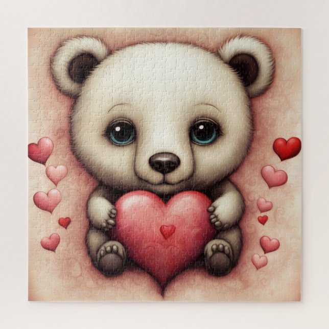 Liebe Bear 2 Puzzle (Vertikal)