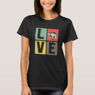 Liebe Bear Lovely Heart Brown Bears T-Shirt
