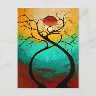 Liebe bearbeiten Original Art MADART Postkartendes Postkarte