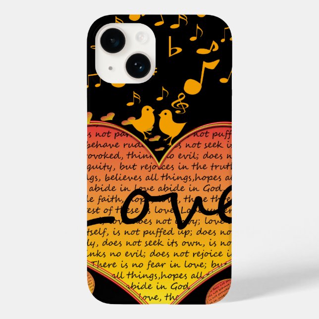 Liebe Bears Alles 1 Korinthische 13 iPhone Cover (Rückseite)