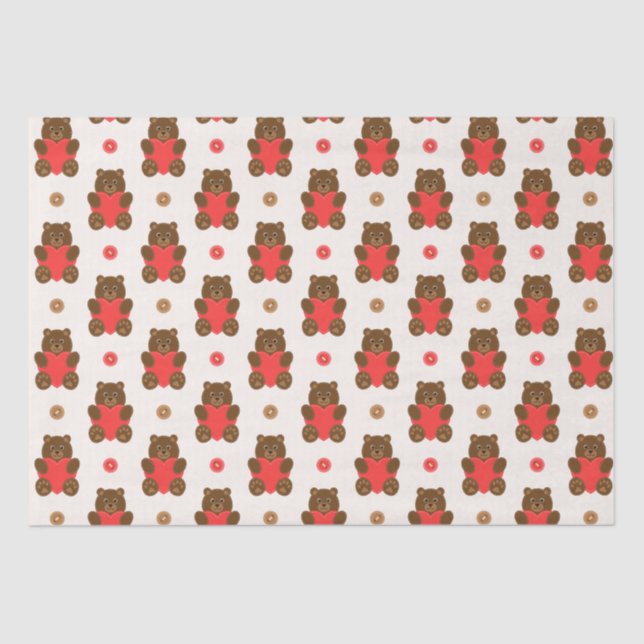 Liebe Bears Seidenpapier (Vorderseite)