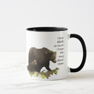 Liebe BEARS TIERE so viel Spaß Zitat Tasse