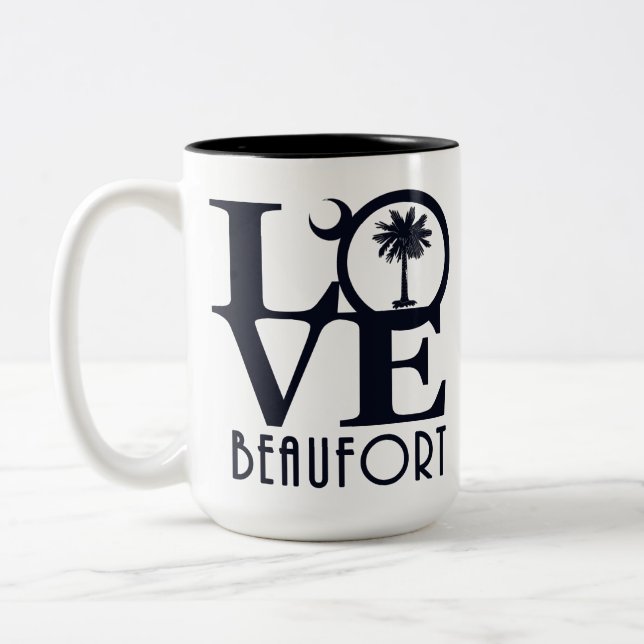 LIEBE Beaufort 15oz Zweifarbige Tasse (Links)