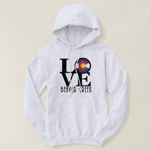 LIEBE Beaver Creek Colorado Hoodie (Design vorne)