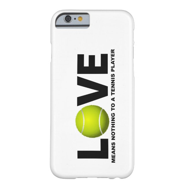 Liebe bedeutet nichts zu einem Tennis-Spieler Case-Mate iPhone Hülle (Rückseite)