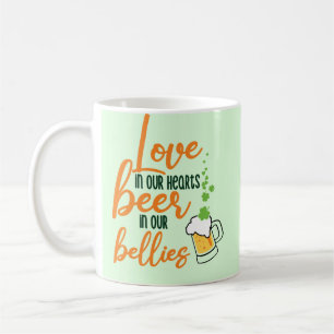 Liebe & Beer St. Patrick’s Day Fun-61146 Hoodie Kaffeetasse