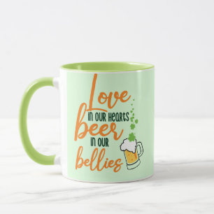 Liebe & Beer St. Patrick’s Day Fun-61146 Hoodie Tasse
