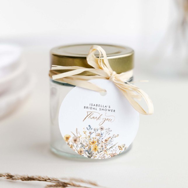 Liebe befindet sich im Brautparty der Wildblume Geschenkanhänger (Von Creator hochgeladen)