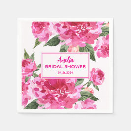 Liebe befindet sich im Brautparty des bloralen Val Serviette