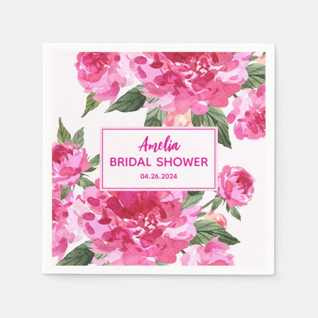 Liebe befindet sich im Brautparty des bloralen Val Serviette (Vorderseite)