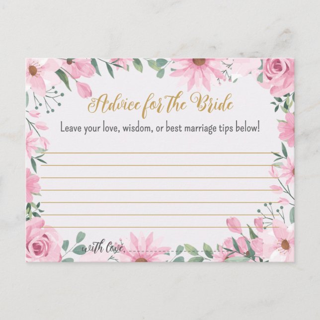 Liebe befindet sich in der Brautparty-Ratenkarte B Hinweiskarte (Vorderseite)