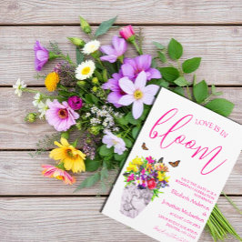Liebe bei Blumenhochzeiten Save The Date