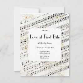 Liebe bei First Bite Valentin Einladung