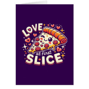 Liebe bei First Slice, Niedliche Pizza Lover Spaß