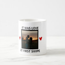 Liebe bei First Swipe Online Couple Valentinstag Kaffeetasse