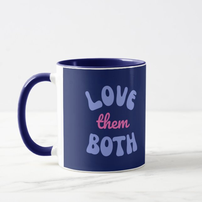 Liebe beide Pro-Life Mama Baby Eternal Soul Tasse (Links)