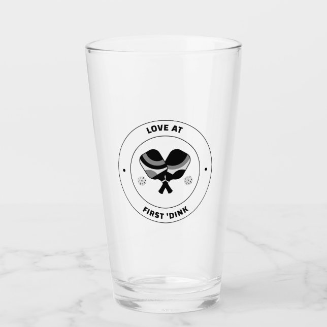 Liebe beim ersten "Dink Glass Cup Glas (Vorderseite)