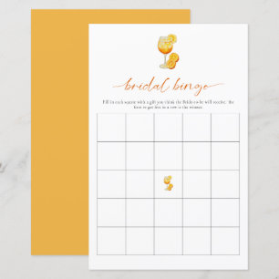 Liebe beim ersten Spritz Brautparty Bingo Game
