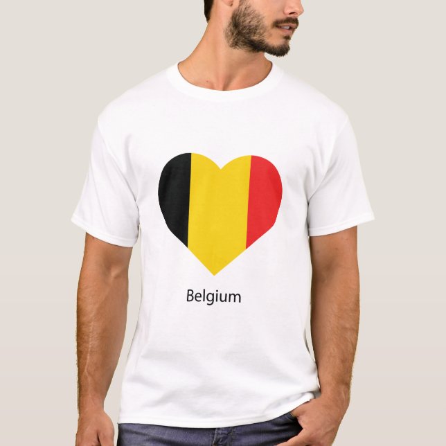 Liebe Belgien T-Shirt (Vorderseite)