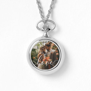 "Liebe" Benutzerdefiniertes Foto Armbanduhr